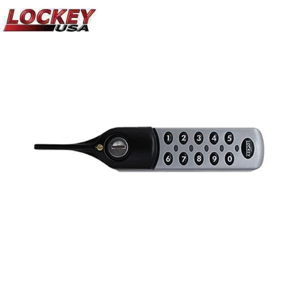 Lockey - EC782 - Electronic Cabinet Lock w/ ADA Lever Handle - Silver Vertical